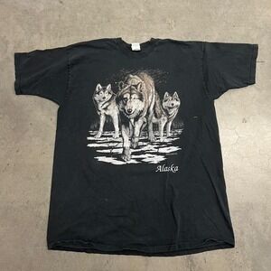 1994 faded wolf‎ tee shirt